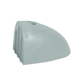 Flexible Door Stop, Silver